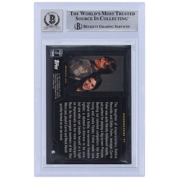 Penny McCarthy Star Wars Autographed 2007 Topps 30th Anniversary 6 BGS Authenticated 10 Card - The Ballers Bank