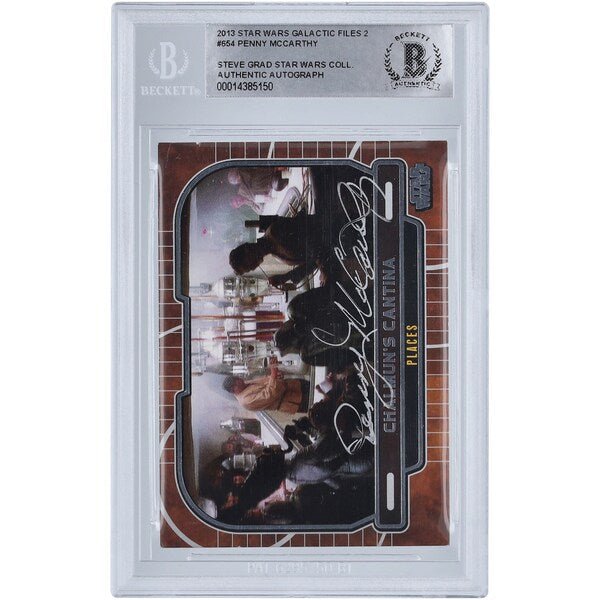 Penny McCarthy Star Wars Autographed 2013 Topps 654 BAS Authenticated Card - The Ballers Bank