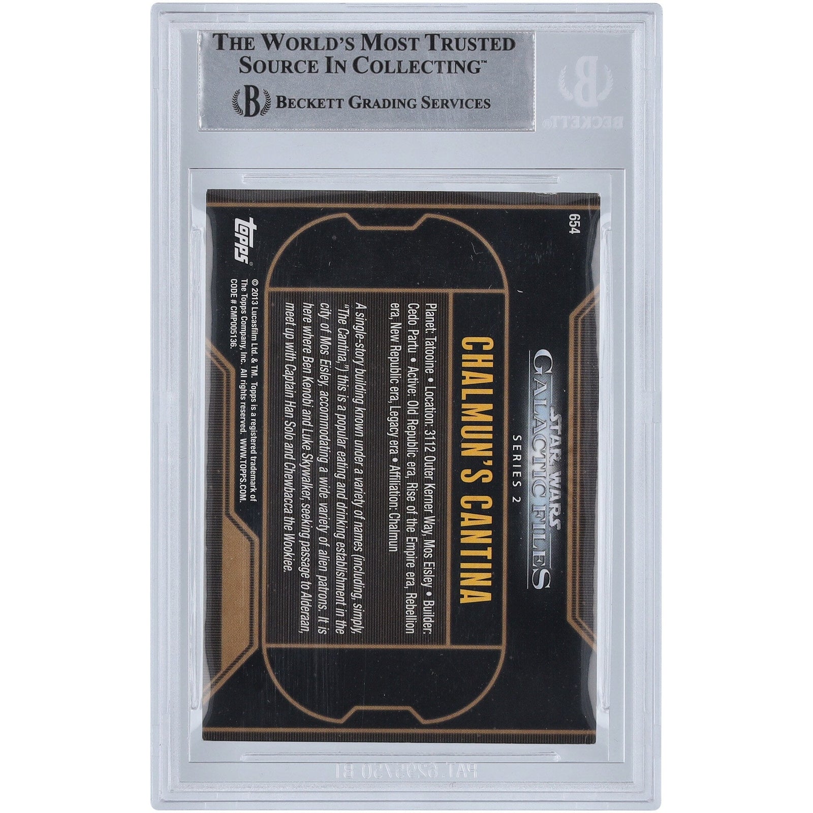 Penny McCarthy Star Wars Autographed 2013 Topps 654 BAS Authenticated Card - The Ballers Bank