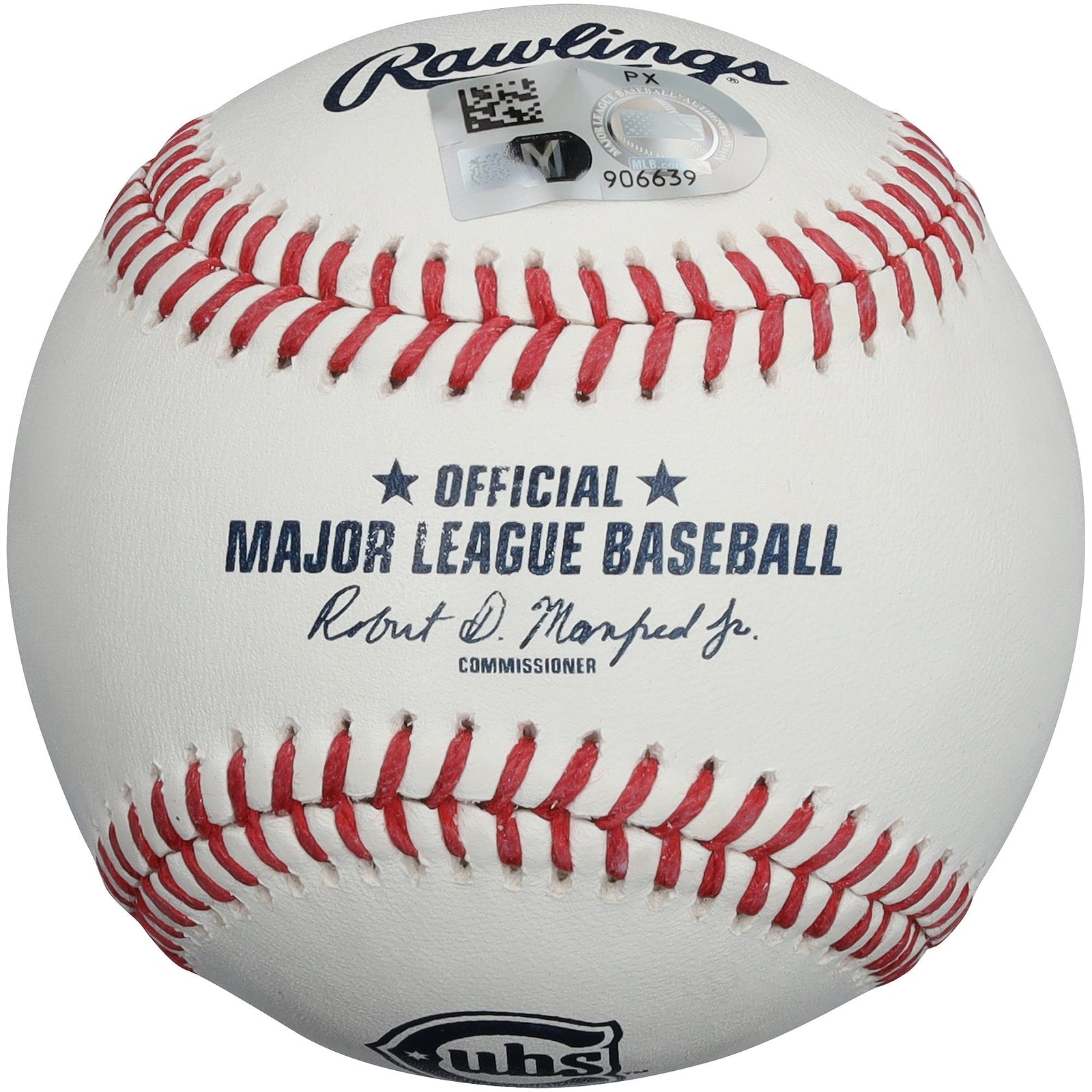 Pete Crow - Armstrong Chicago Cubs Autographed Fanatics Authentic 2025 Alternate Logo Baseball - The Ballers Bank