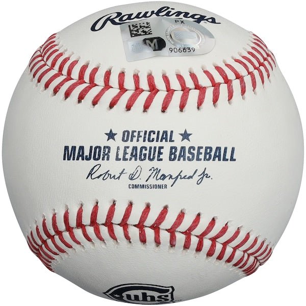 Pete Crow - Armstrong Chicago Cubs Autographed Fanatics Authentic 2025 Alternate Logo Baseball - The Ballers Bank