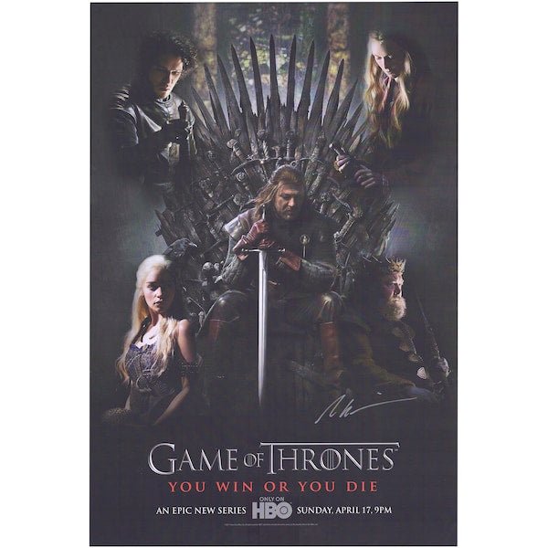 Peter Dinklage Game of Thrones Autographed Fanatics Authentic 27" x 40" Movie Poster - The Ballers Bank