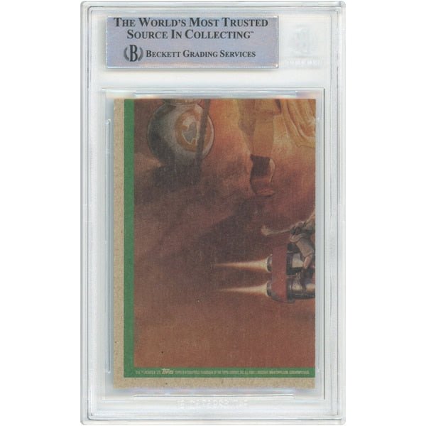 Peter Mayhew Star Wars Autographed 2015 Topps Force Awakens 109 BAS Authenticated Card - The Steve Grad Collection - The Ballers Bank