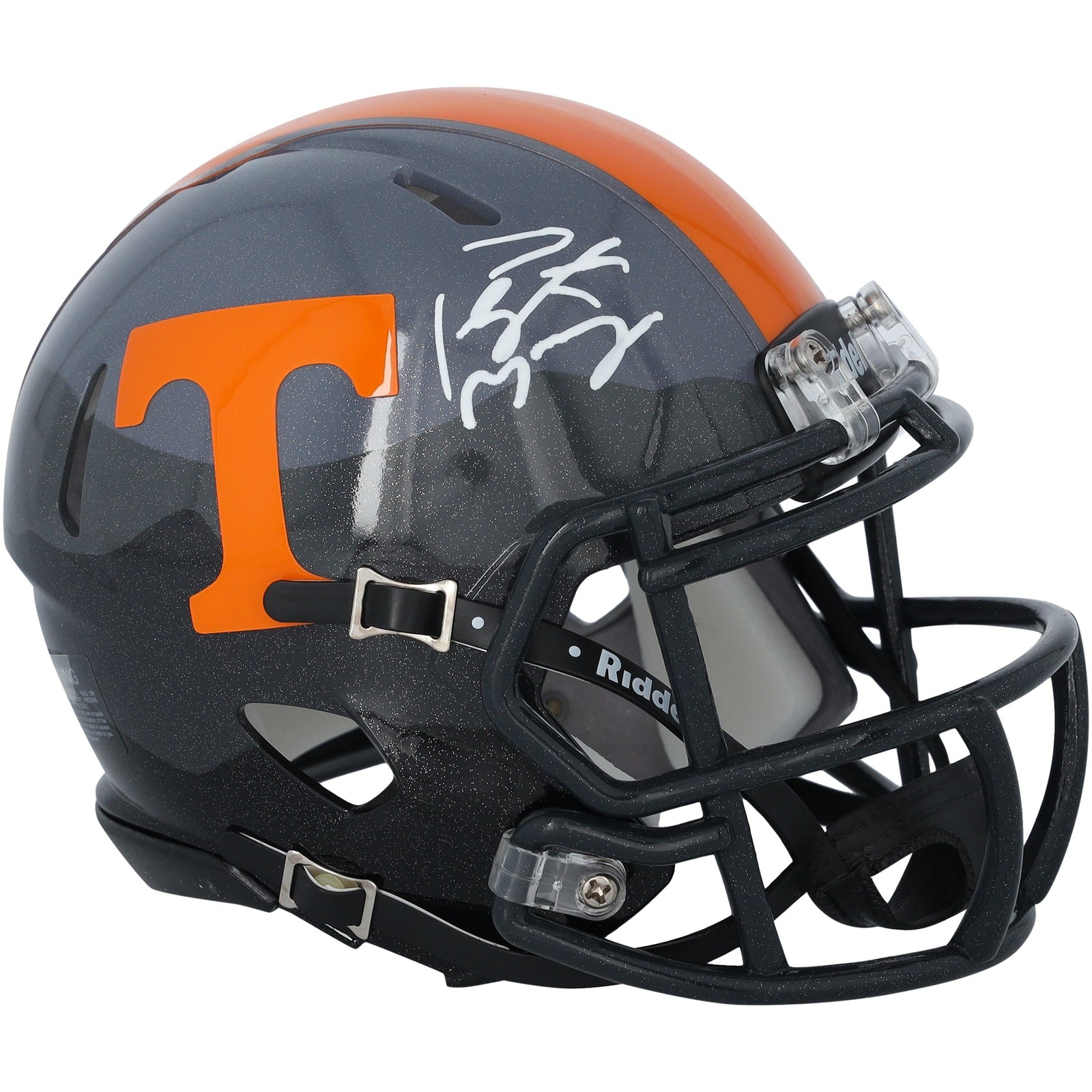 Peyton Manning Tennessee Volunteers Autographed Fanatics Authentic Riddell Smoky Mountains Speed Mini Helmet - The Ballers Bank
