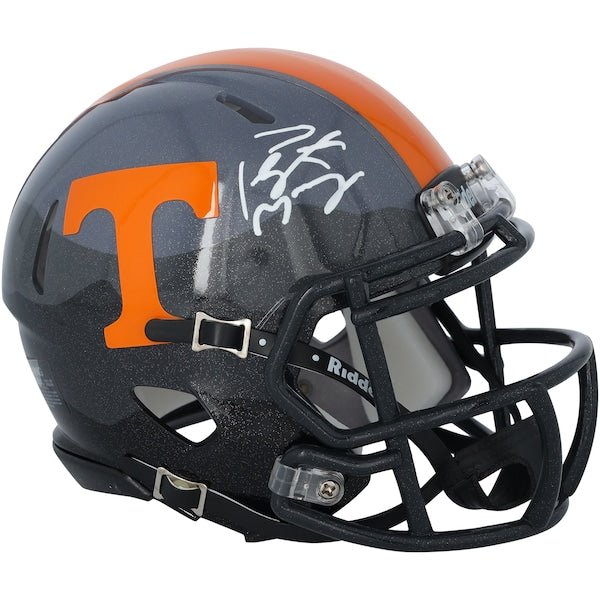 Peyton Manning Tennessee Volunteers Autographed Fanatics Authentic Riddell Smoky Mountains Speed Mini Helmet - The Ballers Bank