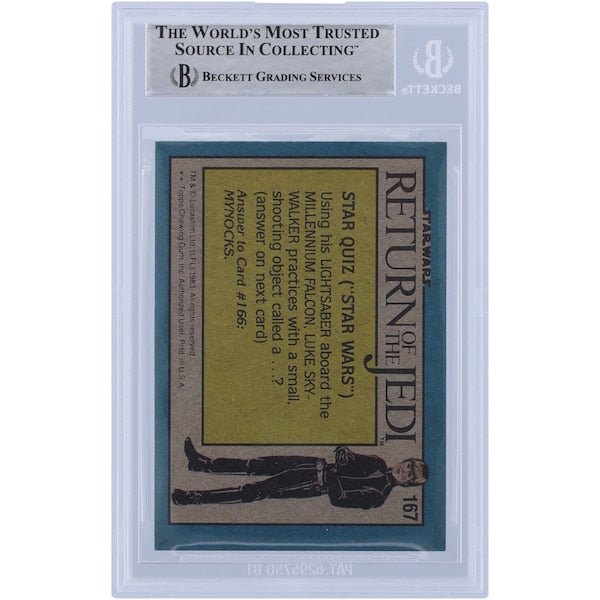 Philip Herbert Star Wars Autographed 1983 Topps Return of the Jedi 167 BGS Authenticated Card - The Ballers Bank