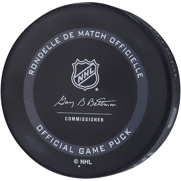 Philipp Grubauer Seattle Kraken Fanatics Authentic Autographed 2021 - 22 Inaugural Season Official Game Puck - The Ballers Bank