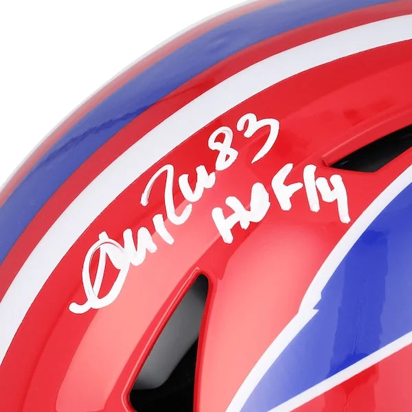 Andre Reed Signed Buffalo Bills Helmet | HOF 14 Inscription