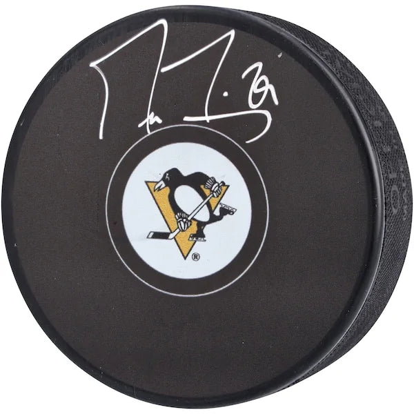 Marc-Andre Fleury Signed Pittsburgh Penguins Hockey Puck | Authenticated