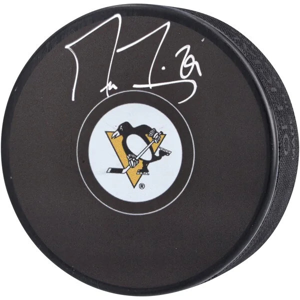 Marc-Andre Fleury Signed Pittsburgh Penguins Hockey Puck | Authenticated