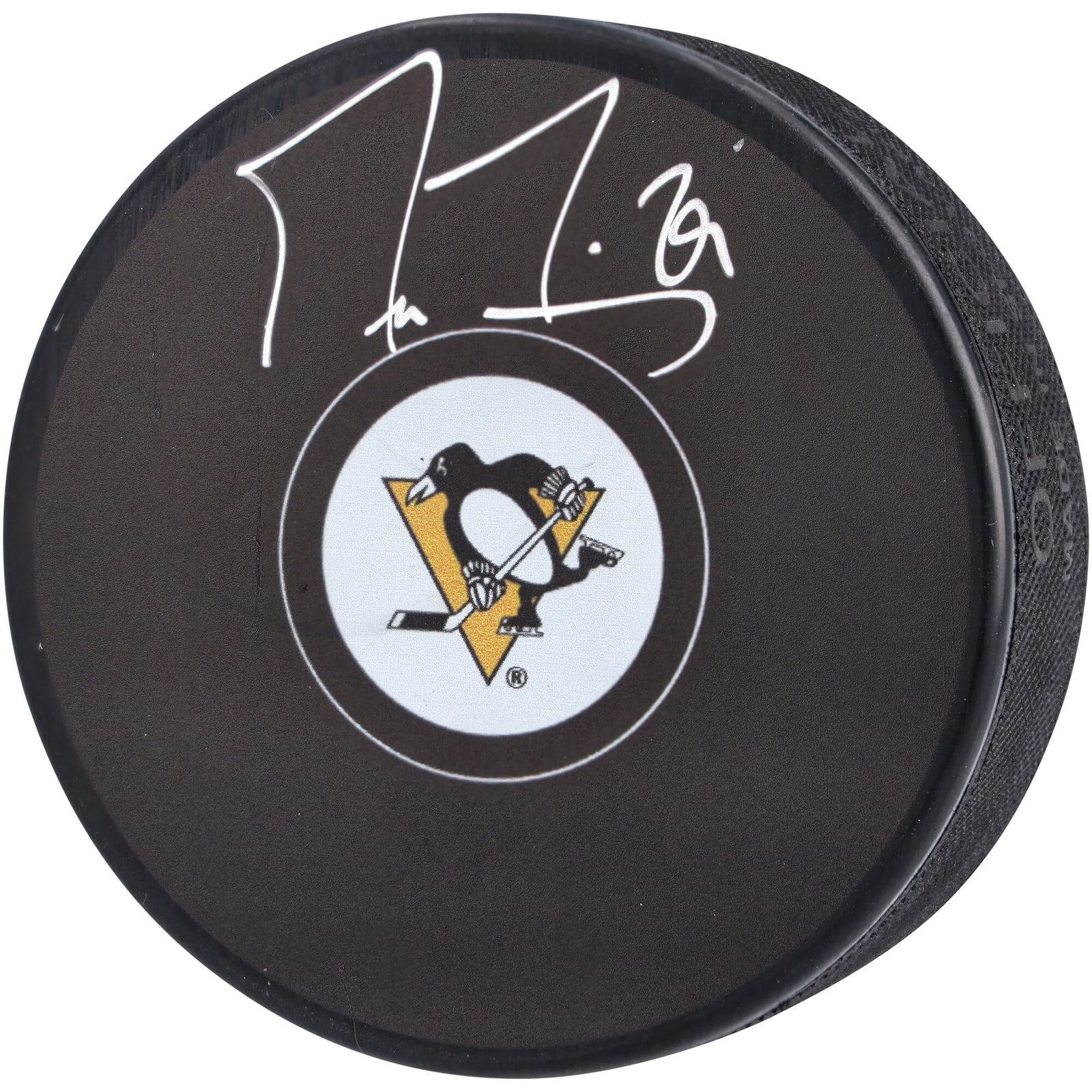 Marc-Andre Fleury Signed Pittsburgh Penguins Hockey Puck | Authenticated