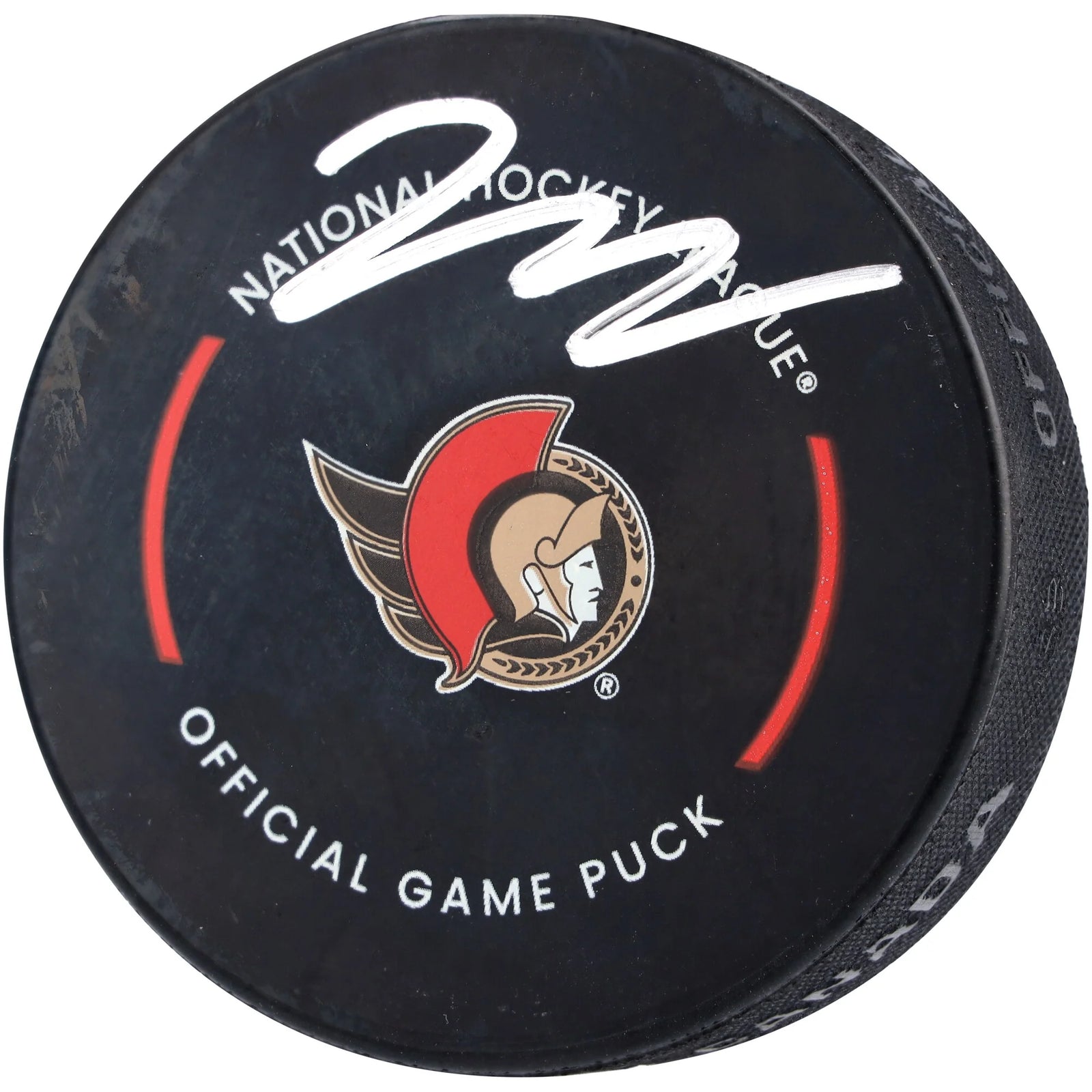 Jake Sanderson Signed Ottawa Senators Game Puck | Authenticated