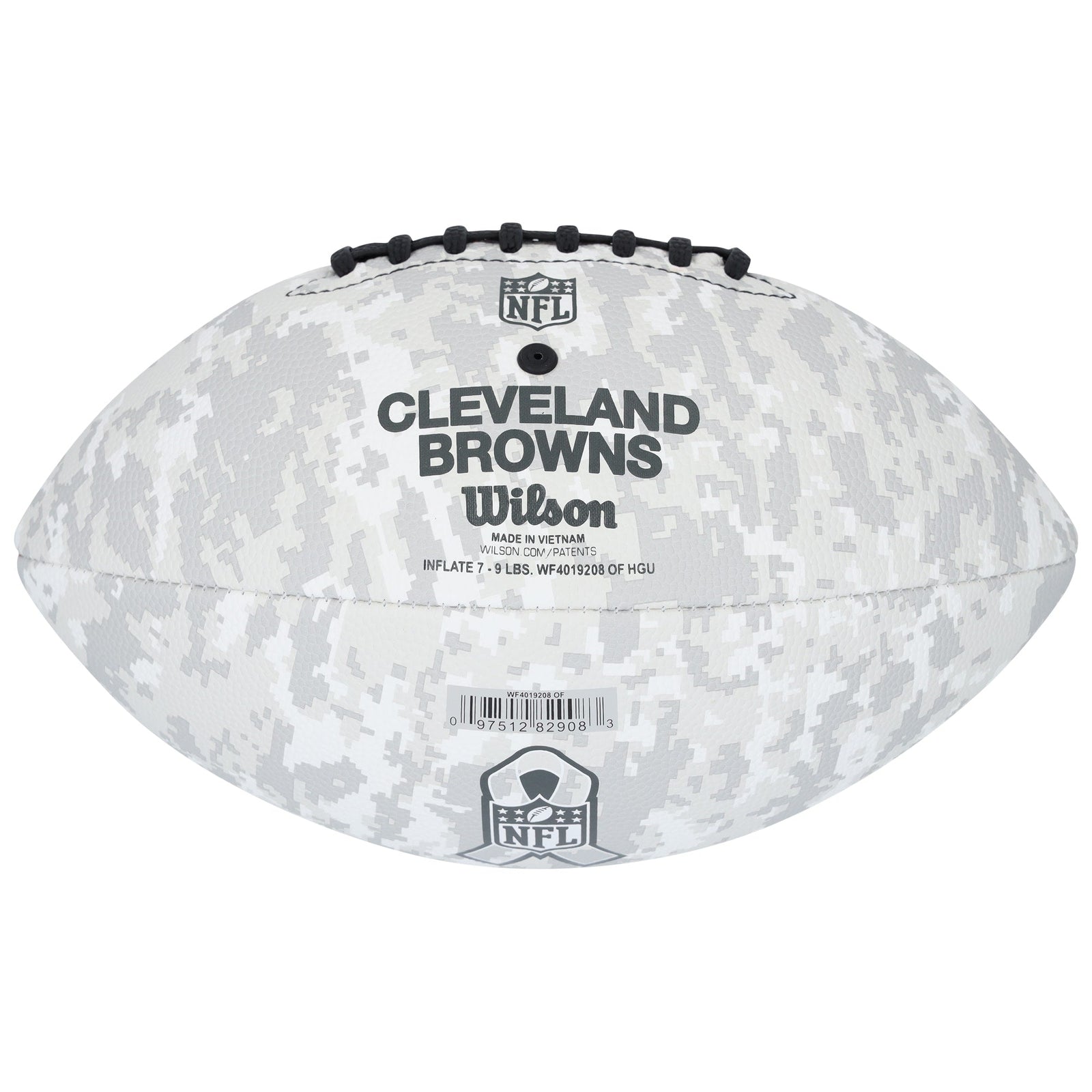 Quinshon Judkins Cleveland Browns Autographed Fanatics Authentic 2024 Salute To Service Wilson Football - The Ballers Bank