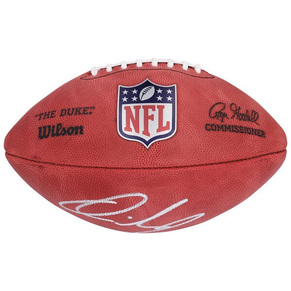 Quinshon Judkins Cleveland Browns Autographed Fanatics Authentic Wilson Duke Full Color Football - The Ballers Bank