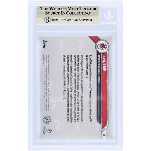 Rafael Leão AC Milan 2024 - 25 Topps Now Seals Win With Moment Of Magic 81 BGS Authenticated 9.5 Card - The Ballers Bank