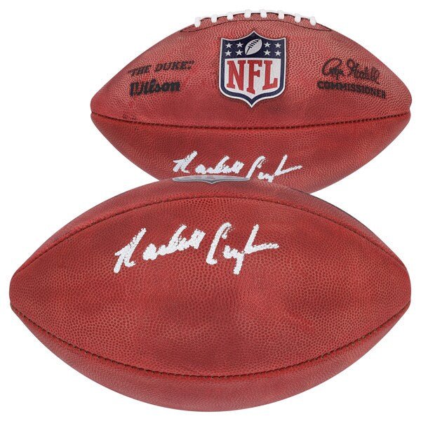 Randall Cunningham Philadelphia Eagles Autographed Fanatics Authentic Duke Full Color Football - The Ballers Bank