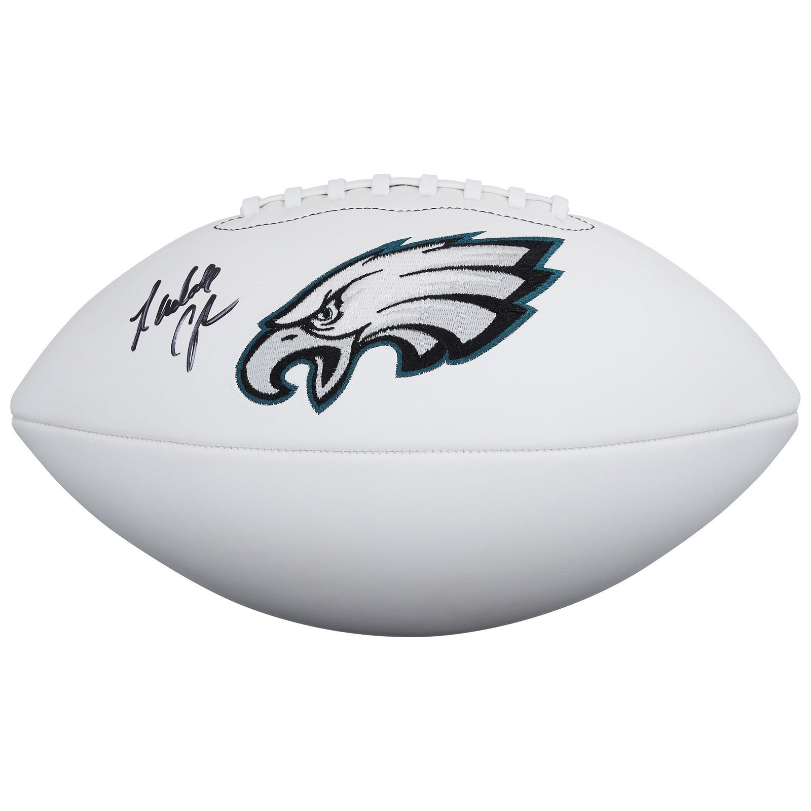 Randall Cunningham Philadelphia Eagles Autographed Fanatics Authentic Wilson White Panel Football - The Ballers Bank