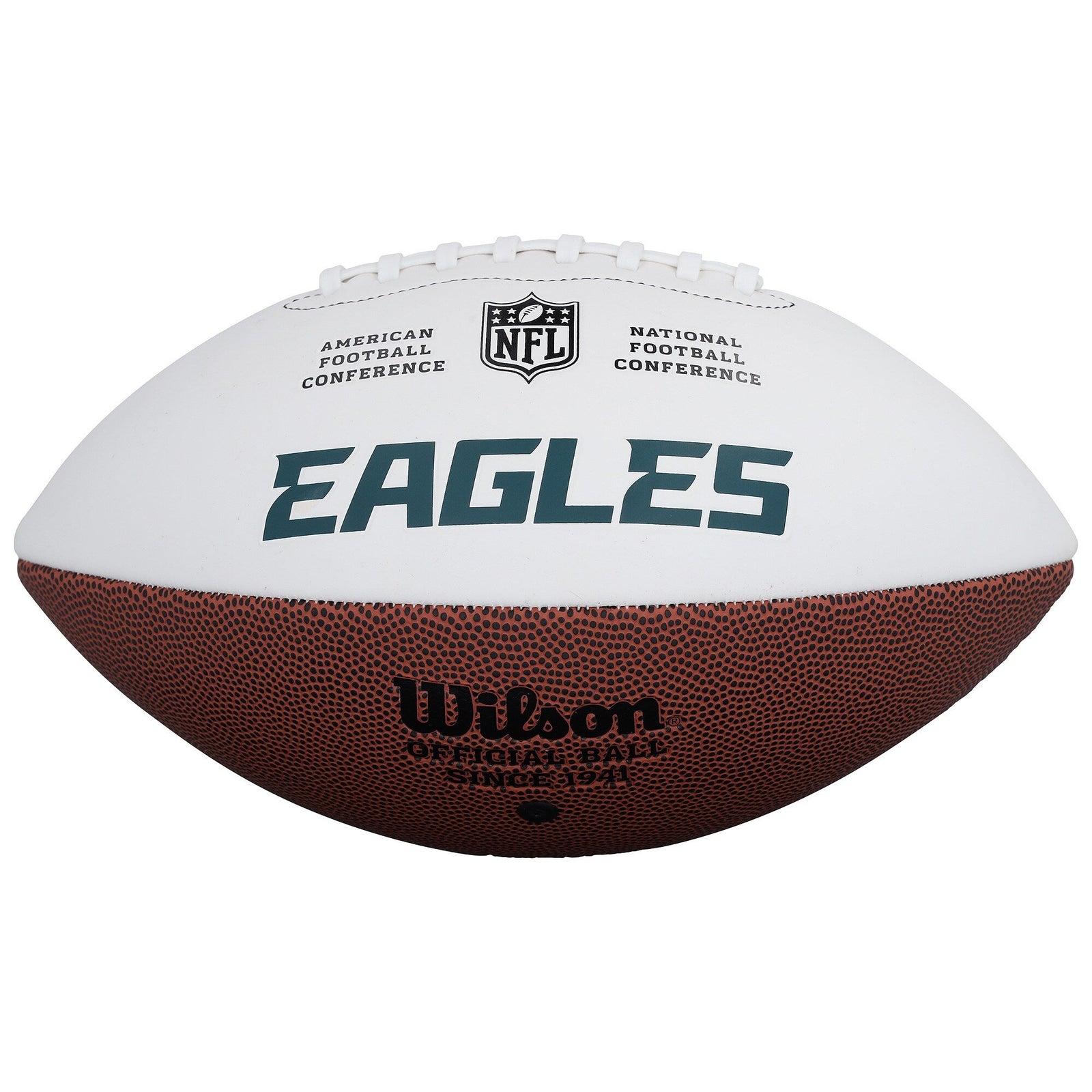 Randall Cunningham Philadelphia Eagles Autographed Fanatics Authentic Wilson White Panel Football - The Ballers Bank