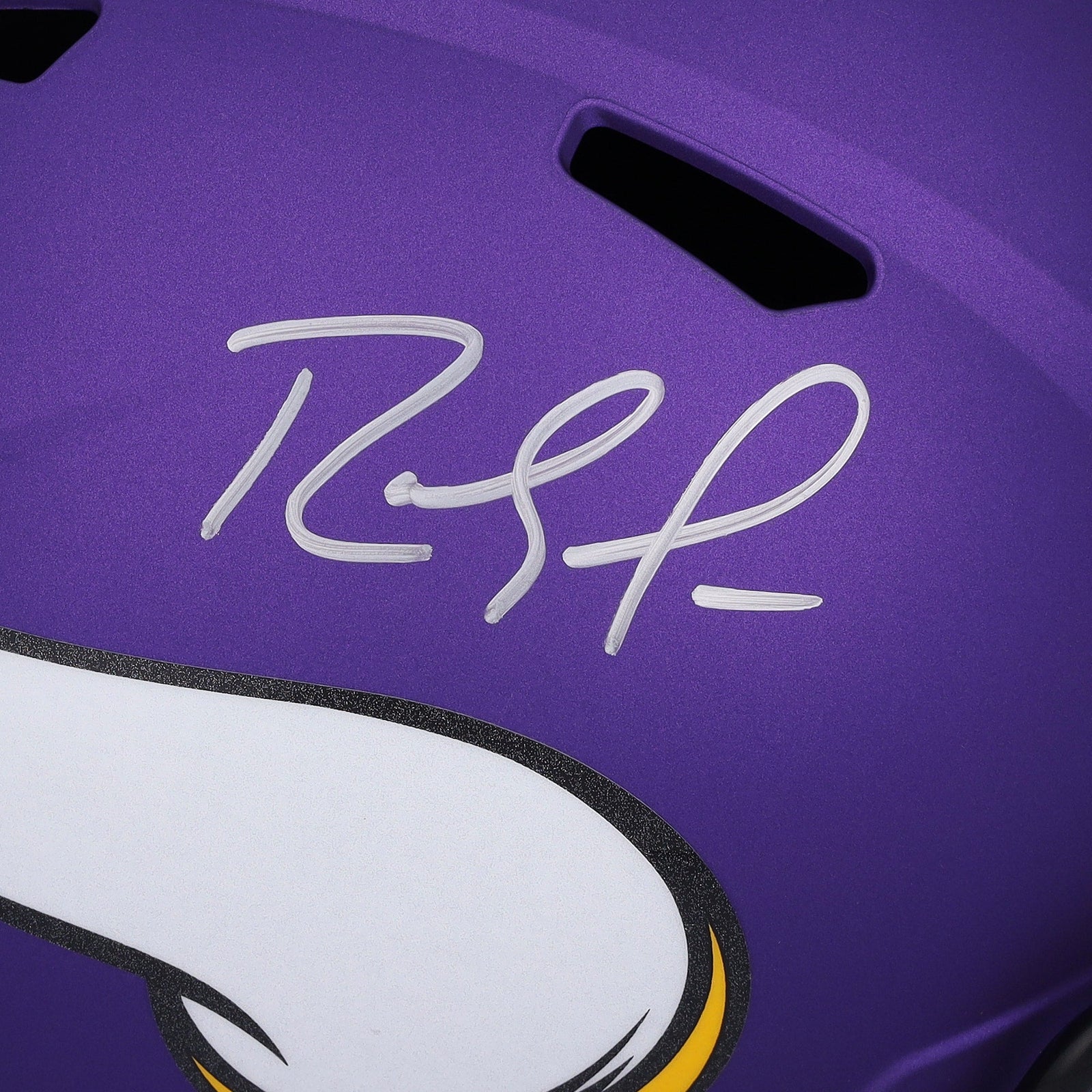 Randy Moss Minnesota Vikings Autographed Fanatics Authentic Speed Replica Helmet - The Ballers Bank