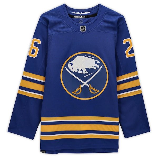 Rasmus Dahlin Buffalo Sabres Fanatics Authentic Autographed adidas 2020 Model Authentic Jersey - Royal - The Ballers Bank