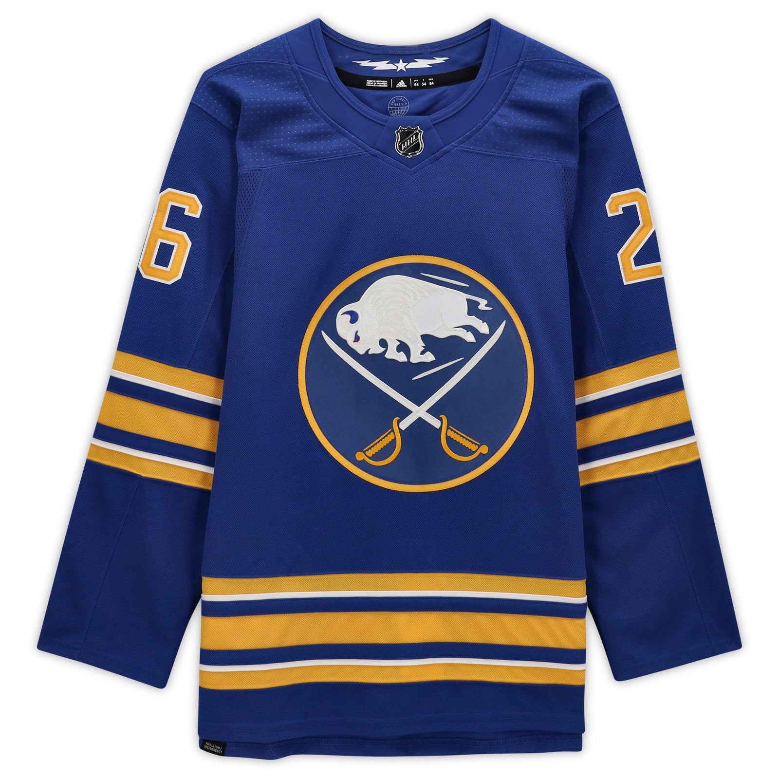 Rasmus Dahlin Buffalo Sabres Fanatics Authentic Autographed adidas 2020 Model Authentic Jersey - Royal - The Ballers Bank