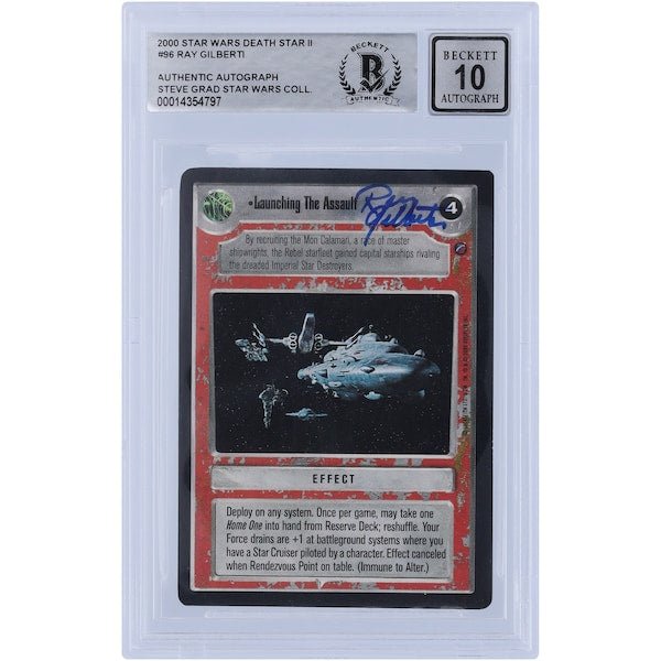 Ray Gilberti Star Wars Autographed 2000 CCG Death Star II 96 BGS Authenticated 10 Card - The Ballers Bank
