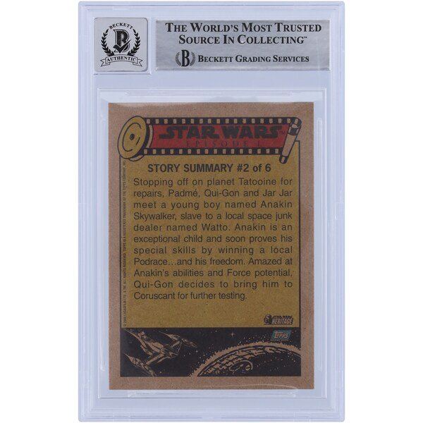 Ray Gilberti Star Wars Autographed 2004 Topps Heritage 68 BGS Authenticated 10 Card - The Ballers Bank