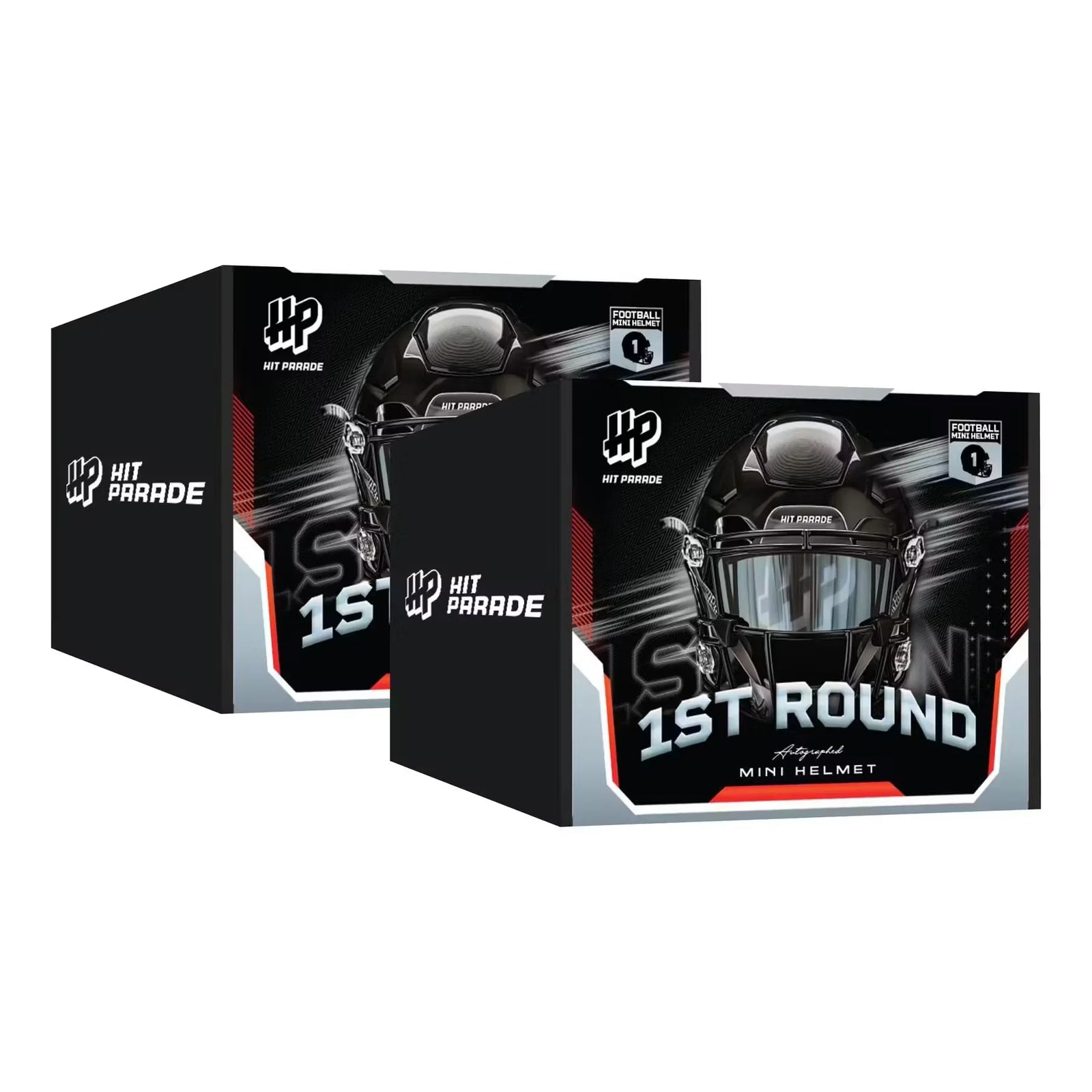 2026 Hit Parade Autographed Football Mini Helmet | 1st Round Series 1 Hobby Box