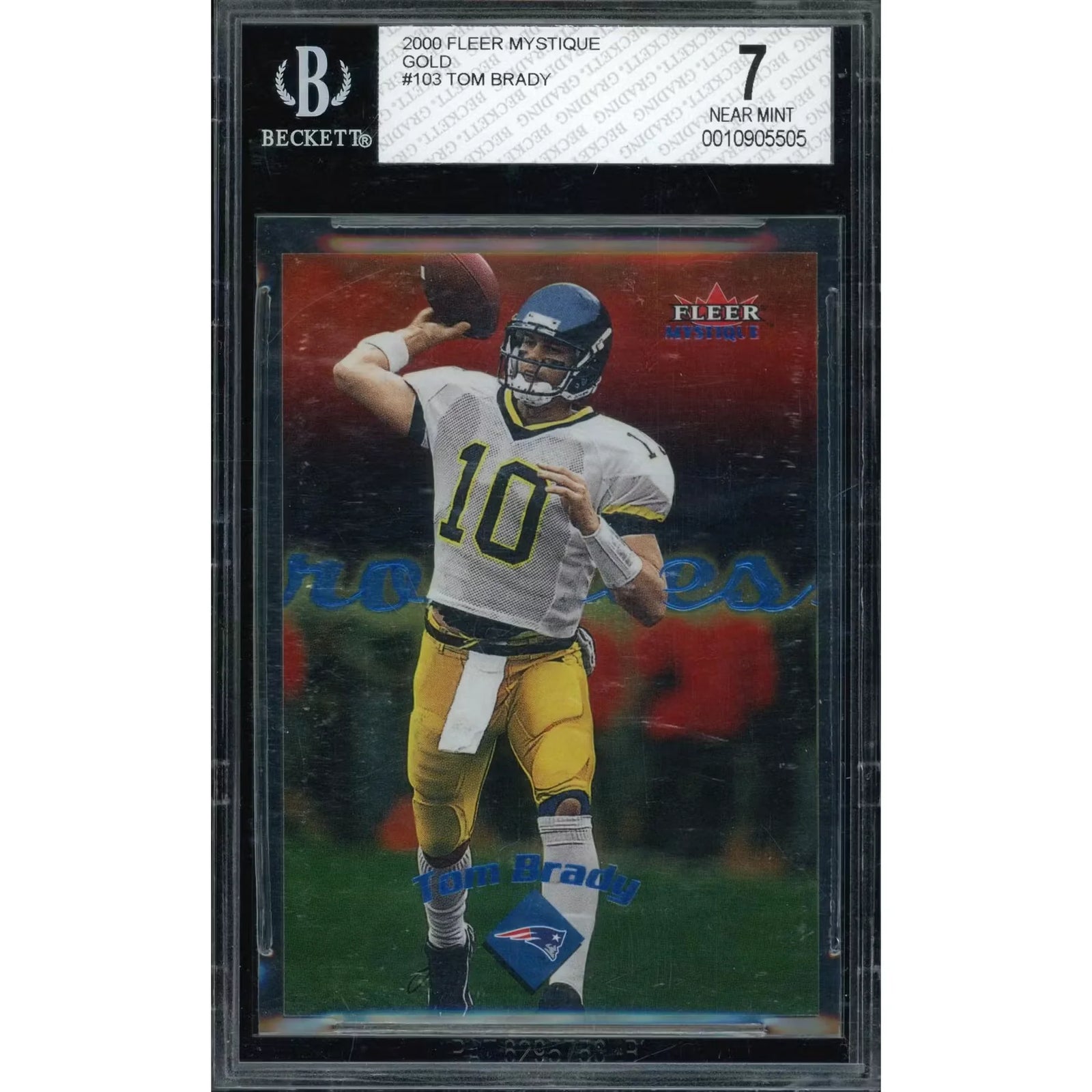 2026 Hit Parade Football Headliners Brady Collection | 10-Box Hobby Case