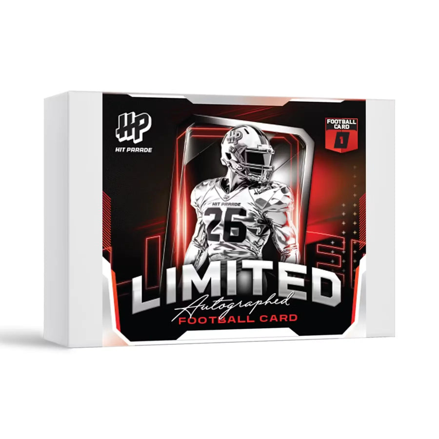 2026 Hit Parade Football Autographed Card Limited Series 7 Hobby Box (Ships Sealed Only)