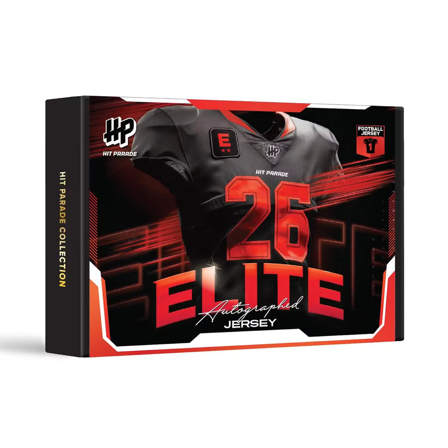 2026 Hit Parade Autographed Football Jersey Elite Series 3 Hobby Box