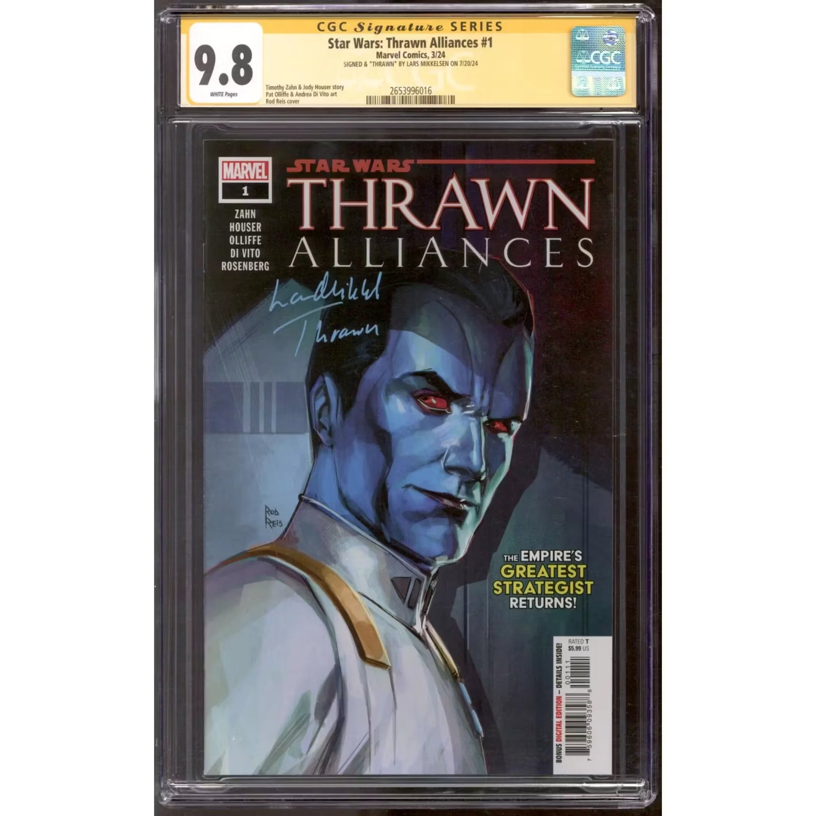 2026 Hit Parade Graded Comic Galactic Rebellion Series 1 Full Run Edition Hobby 10-Box Case
