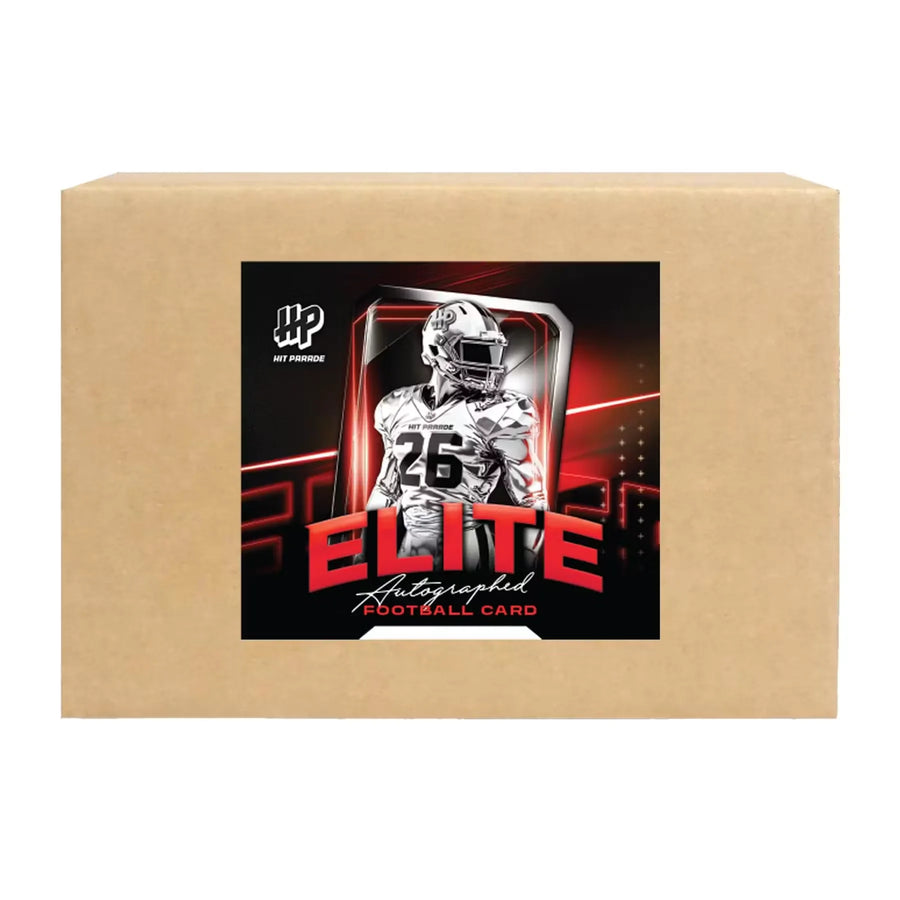 2026 Hit Parade Football Autographed Card Elite Series 4 Hobby 10-Box Case (Ships Sealed Only)