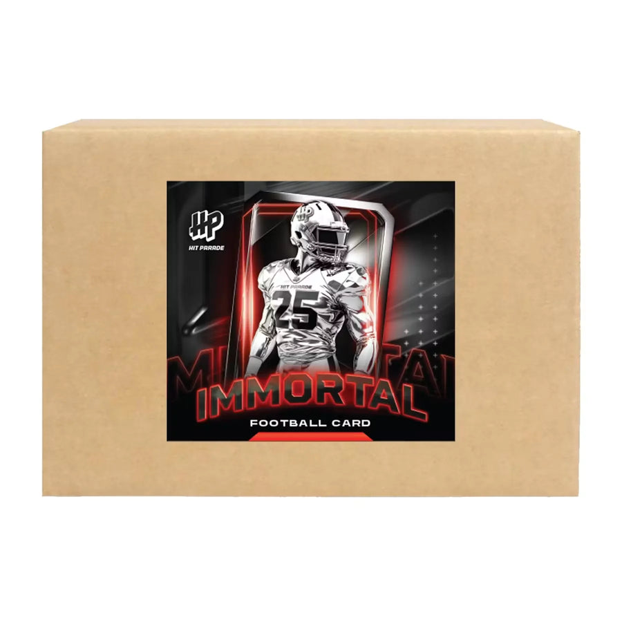 2026 Hit Parade Football Card Immortal Rookie Edition Series 1 Hobby 10-Box Case (Ships Sealed Only)