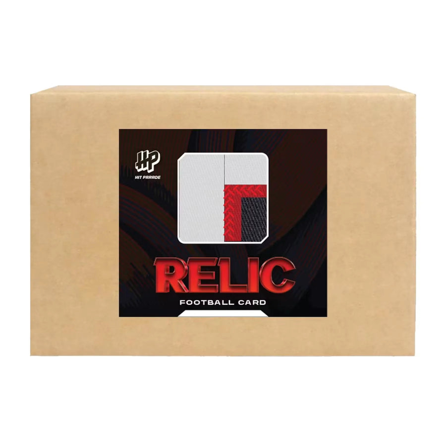 2026 Hit Parade Football Card Relic Edition Series 3 Hobby 10-Box Case (Ships Sealed Only)
