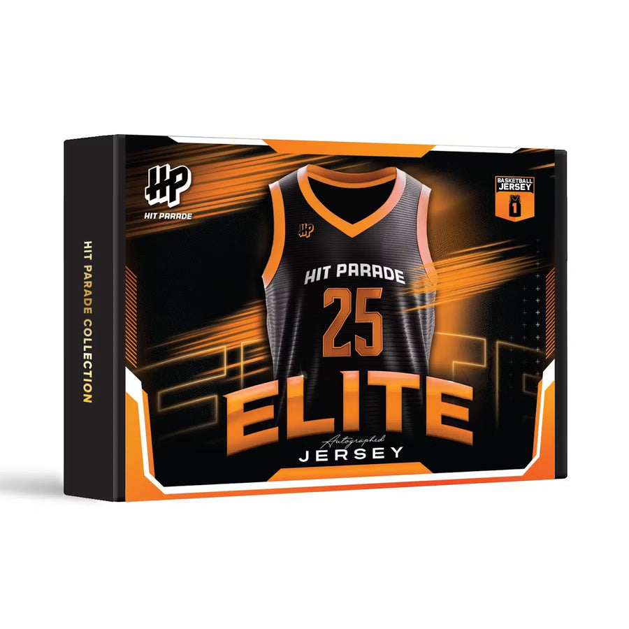 2025-26 Hit Parade Autographed Basketball Jersey Elite Series 6 Hobby Box