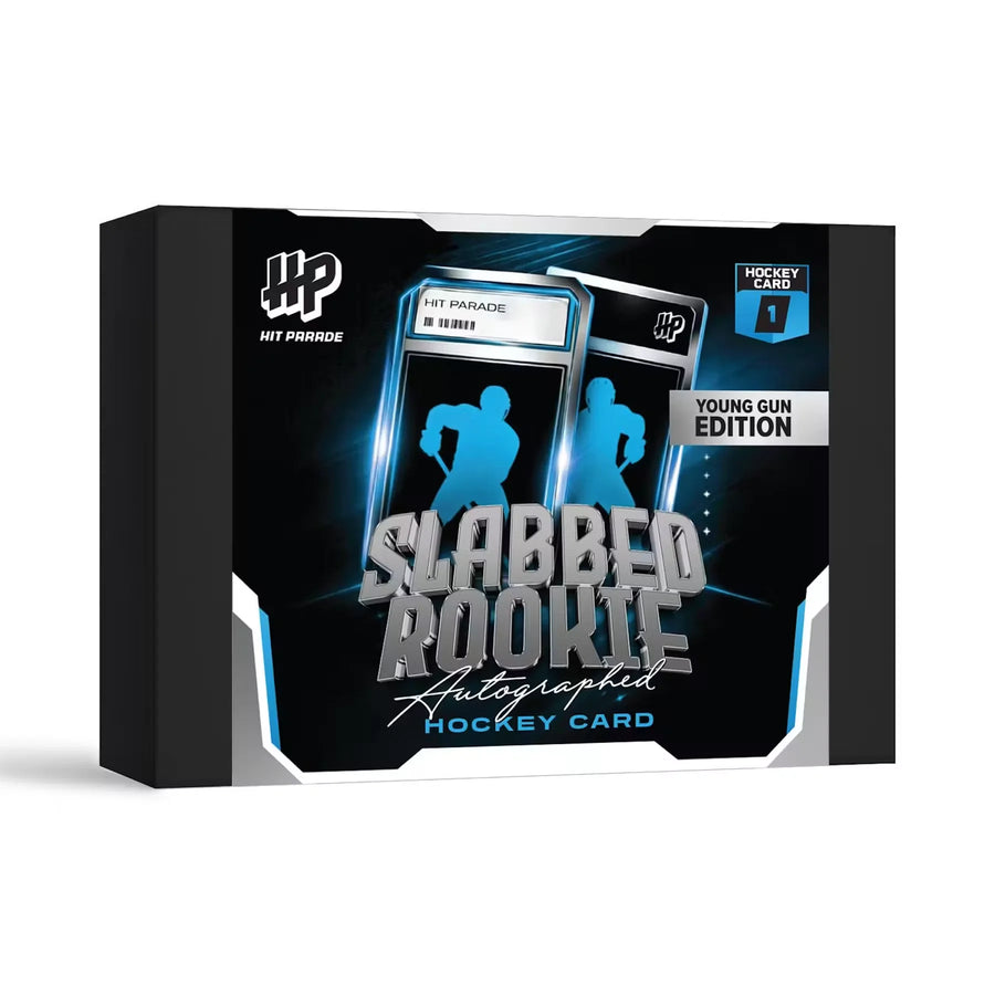 2025-26 Hit Parade Autographed Slabbed Hockey Card Young Gun Edition Series 1 Hobby Box (Ships Sealed Only)