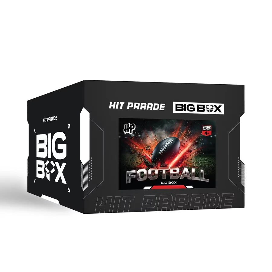 2026 Hit Parade Autographed Football BIG BOX Series 1 Hobby Box - 5+ Items Per Box!