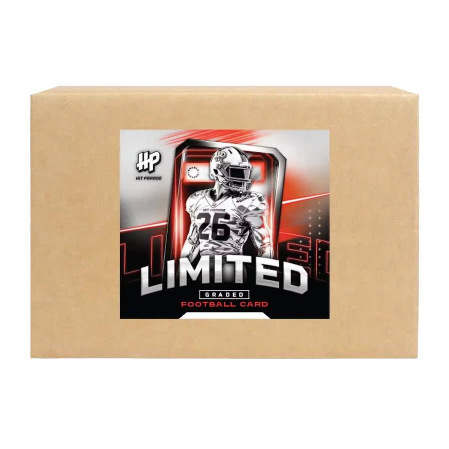 2026 Hit Parade Football Graded Card Limited Series 6 Hobby 10-Box Case (Ships Sealed Only)