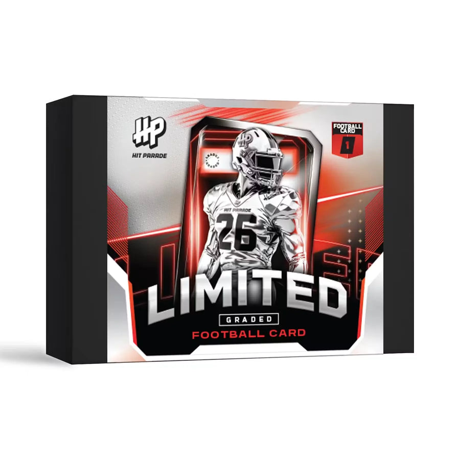 2026 Hit Parade Football Graded Card Limited Series 6 Hobby Box (Ships Sealed Only)