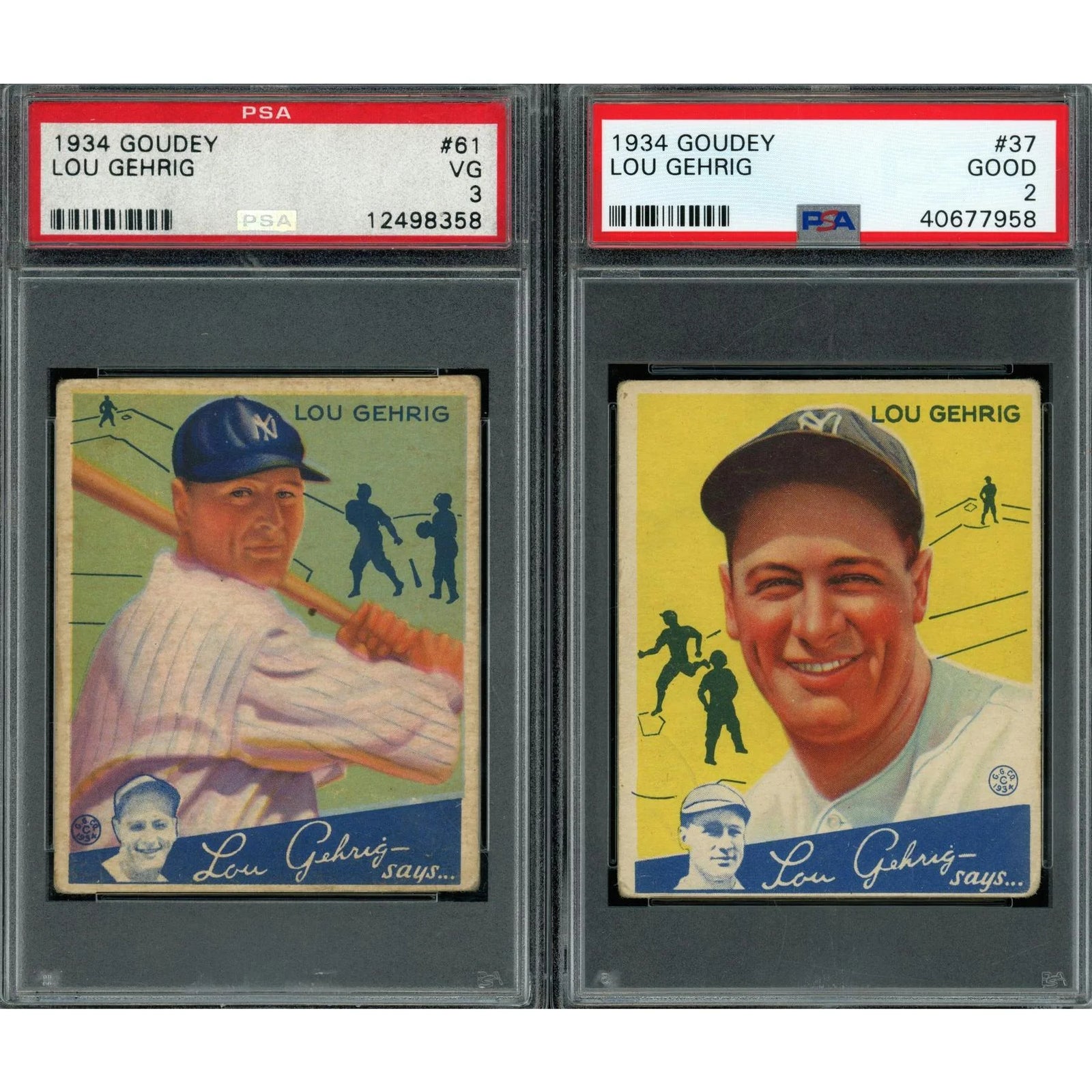 2026 Hit Parade Baseball 1934 Goudey Graded Edition Hobby Box
