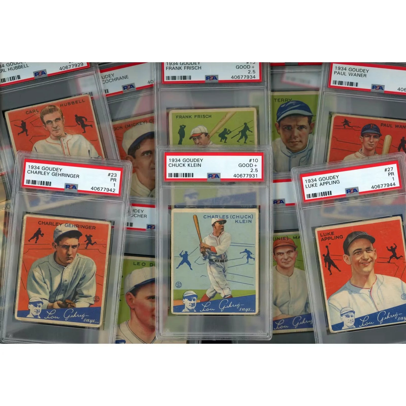 2026 Hit Parade Baseball 1934 Goudey Graded Edition Hobby Box