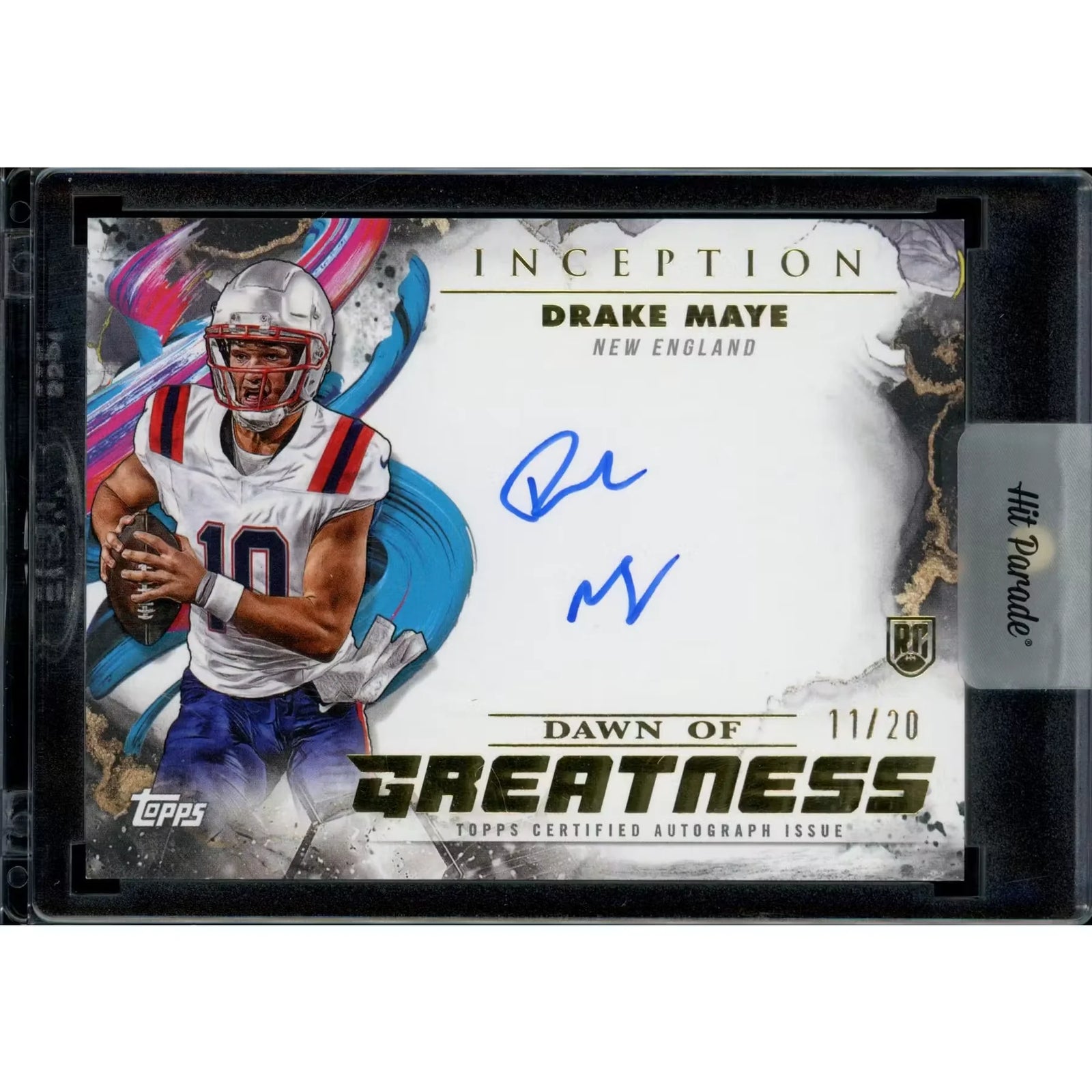 2026 Hit Parade Football Autographed Card Elite Series 5 Hobby 10-Box Case (Ships Sealed Only)