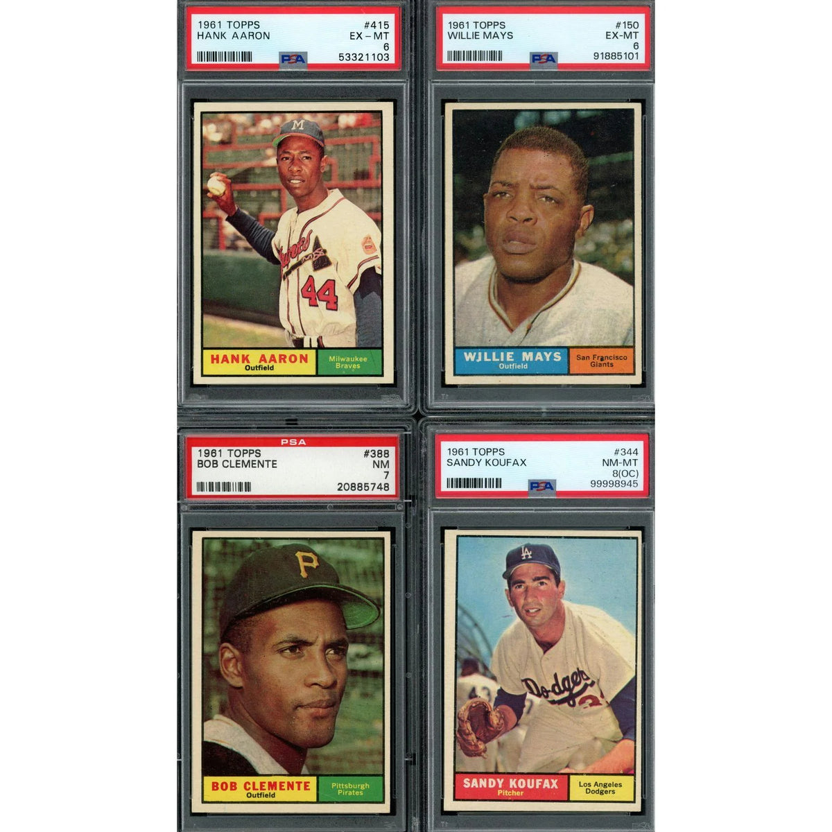 1961 Topps Graded Baseball Cards | 2026 Hit Parade Hobby Box