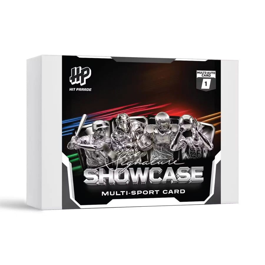 2026 Hit Parade Signature Showcase Multi-Autographed Card Series 1 Hobby Box (Ships Sealed Only)