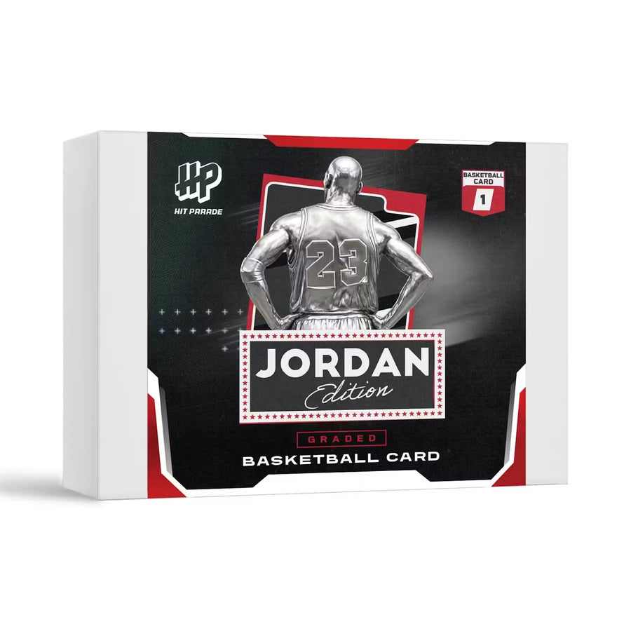 2025-26 Hit Parade Basketball Card Graded Jordan Edition Series 1 Hobby Box (Ships Sealed Only)