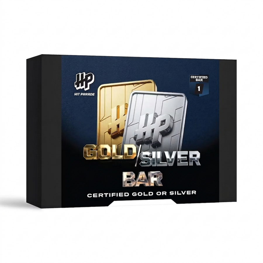 2026 Hit Parade Certified Gold or Silver Bar Series 1 Hobby Box (Ships Sealed Only)
