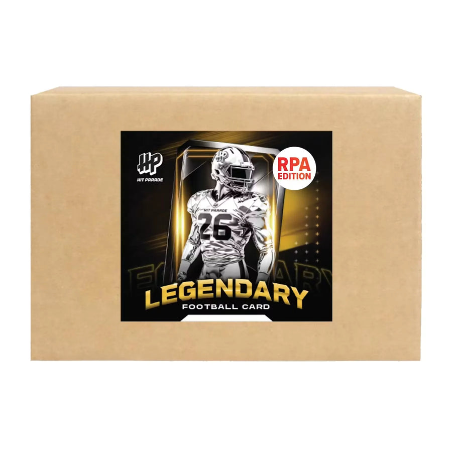 2026 Hit Parade Football Card Legendary Series 3 Hobby 10-Box Case - RPA Edition (Ships Sealed Only)