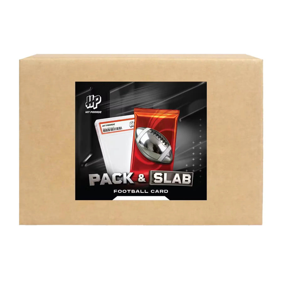 2026 Hit Parade Football Card Pack & Slab Series 1 | 10-Box Hobby Case (Ships Sealed Only)
