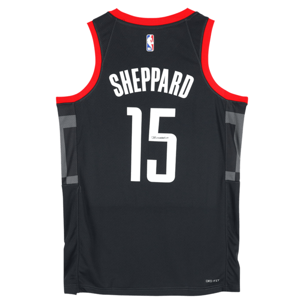 Reed Sheppard Houston Rockets Autographed Fanatics Authentic Black Jumpman Statement Edition Swingman Jersey - The Ballers Bank